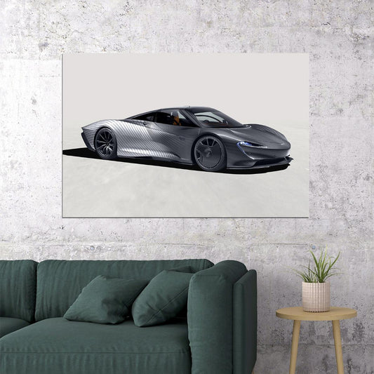Mclaren Mso Speedtail Albert Hommage Poster Wall Art Print Home Wall Decor - xonomax
