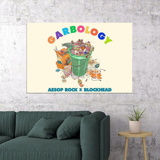 Aesop Rock Garbology Music Album Rapper Producer Poster Wall Art Print Home Wall Decor - xonomax