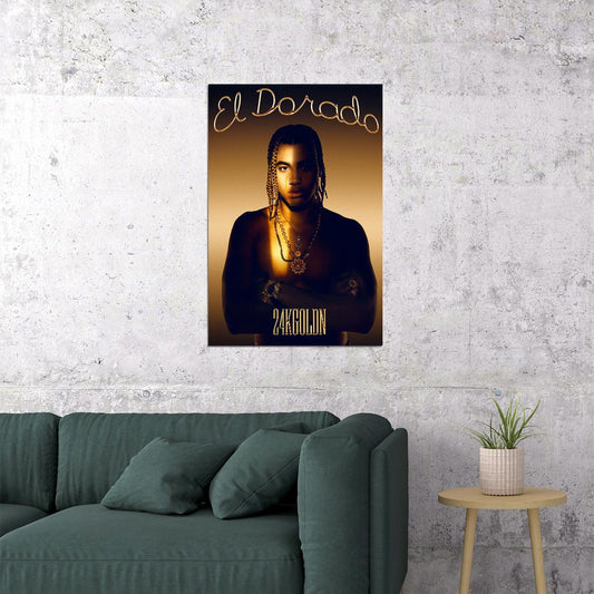 24kgoldn American Singer El Dorado Music Album Poster Wall Art Print Home Wall Decor - xonomax