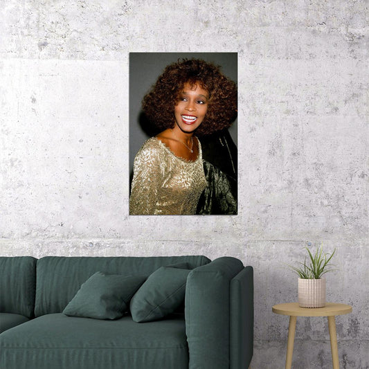 Whitney Houston Composer Actor Poster Wall Art Print Home Wall Decor - xonomax