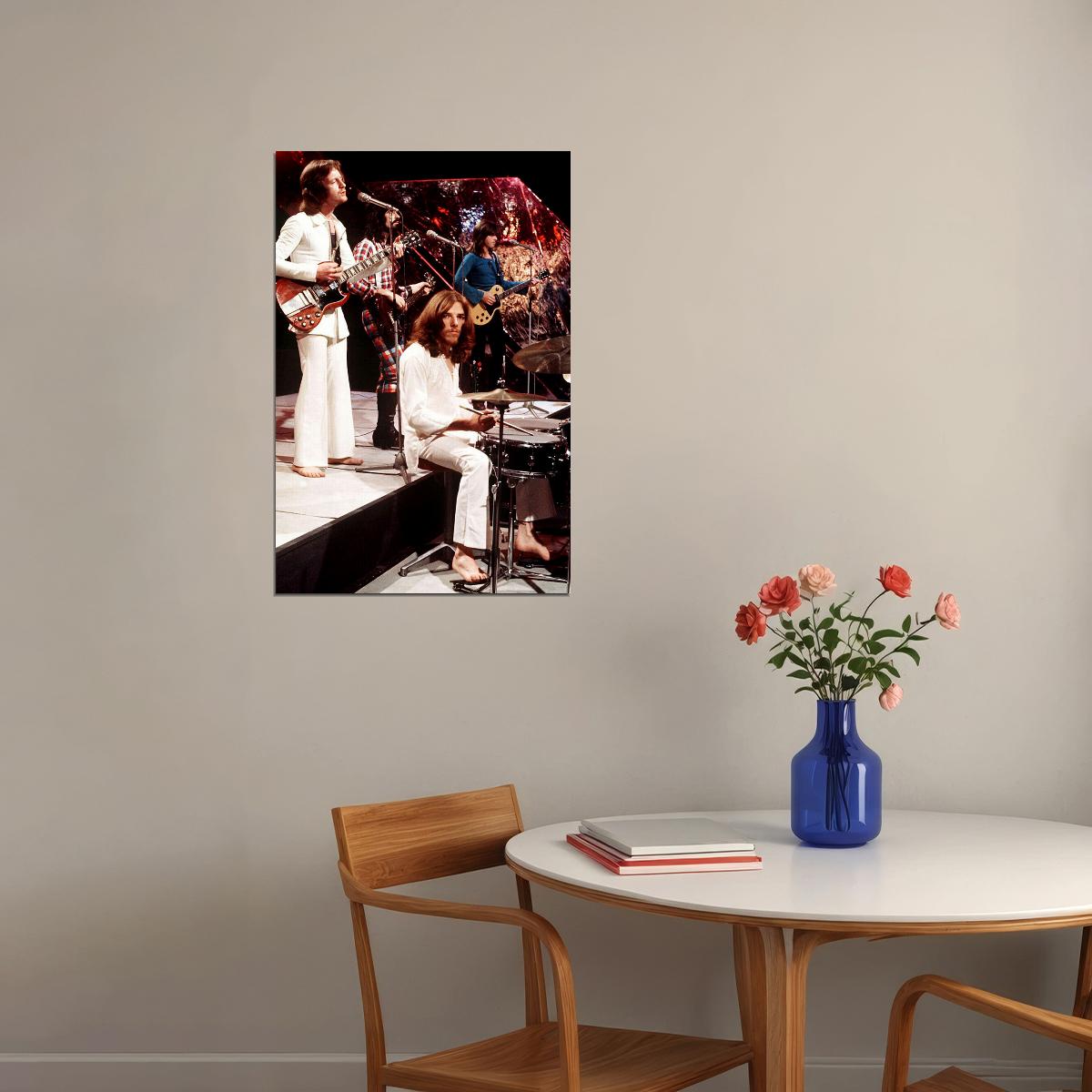 Badfinger Performing For Television Poster Wall Art Print Home Wall Decor - xonomax