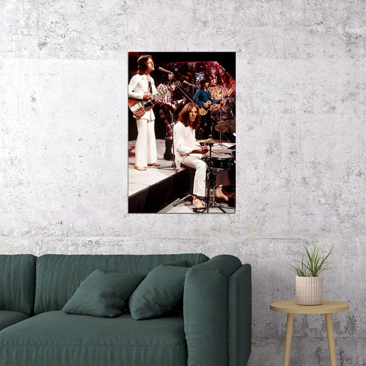 Badfinger Performing For Television Poster Wall Art Print Home Wall Decor - xonomax