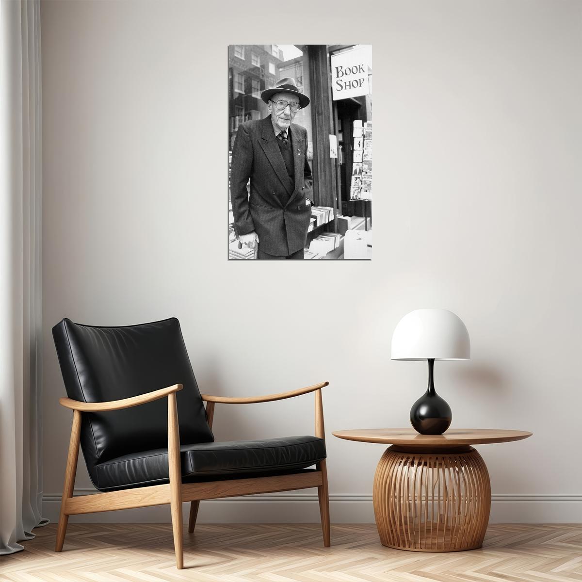William Seward Burroughs Poster Wall Art Print Home Wall Decor - xonomax
