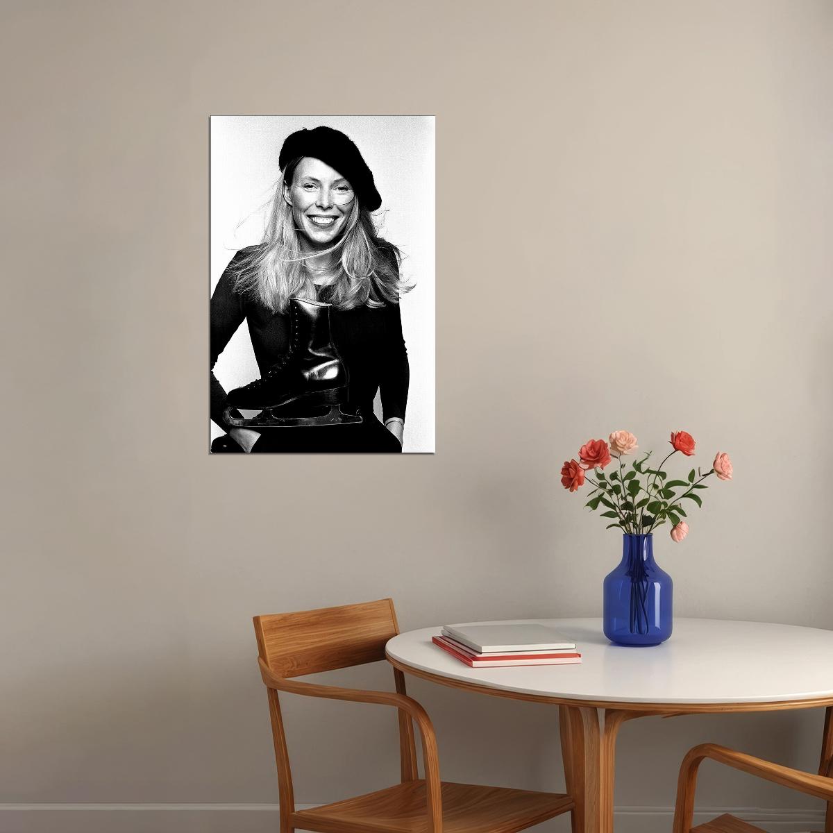 Joni Mitchell Musician Painter Poster Wall Art Print Home Wall Decor