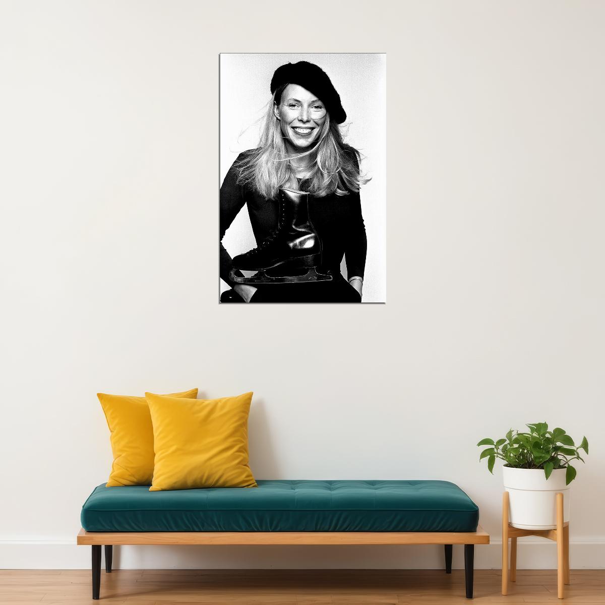 Joni Mitchell Musician Painter Poster Wall Art Print Home Wall Decor