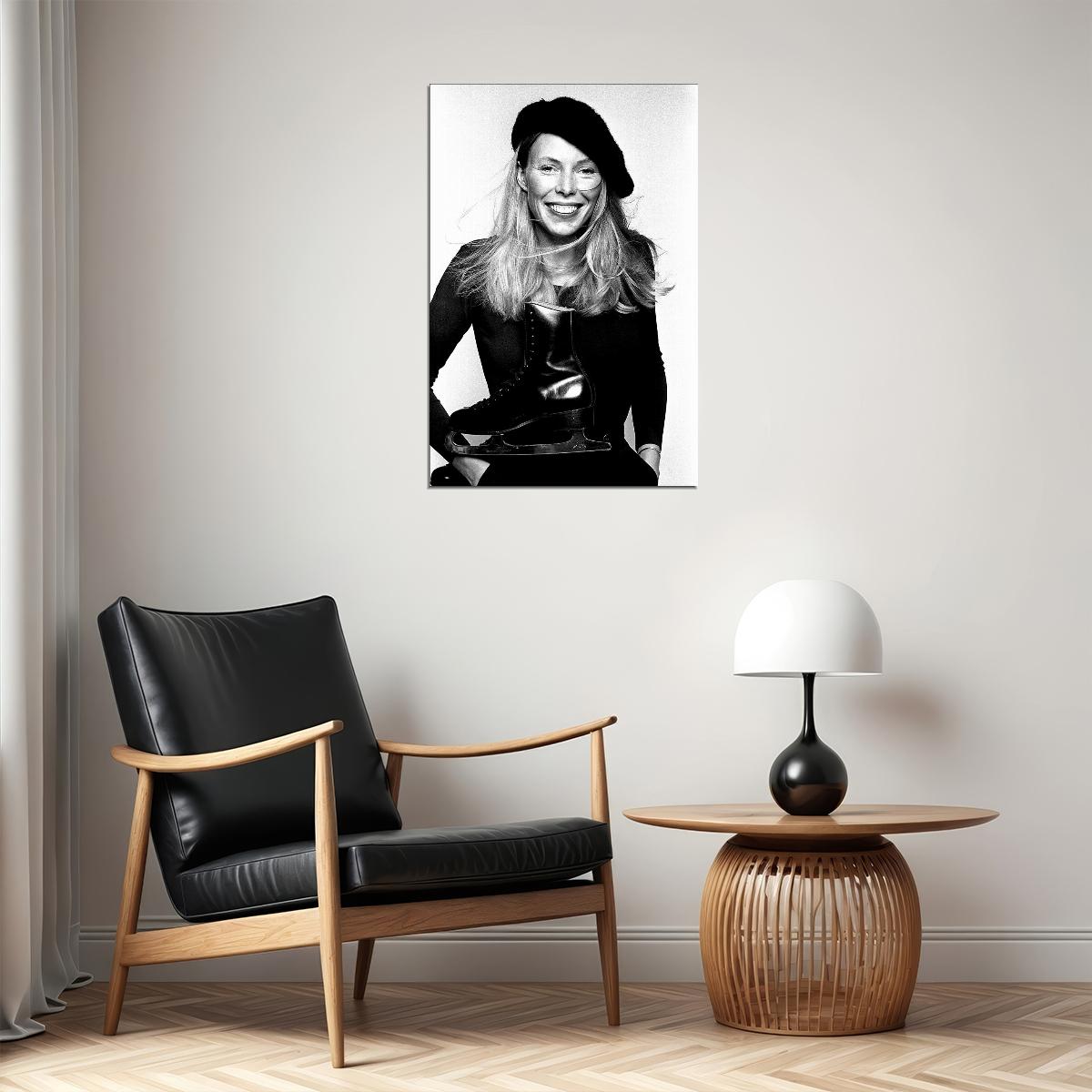 Joni Mitchell Musician Painter Poster Wall Art Print Home Wall Decor