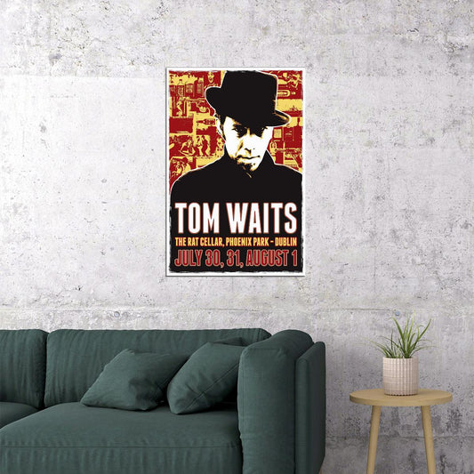 Tom Waits Concert Songwriter Poster Wall Art Print Home Wall Decor - xonomax