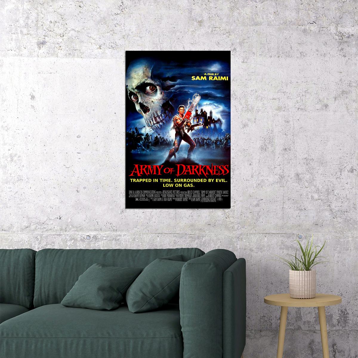 Army Of Darkness Classic Horror Movie Poster Wall Art Print Home Wall Decor - xonomax