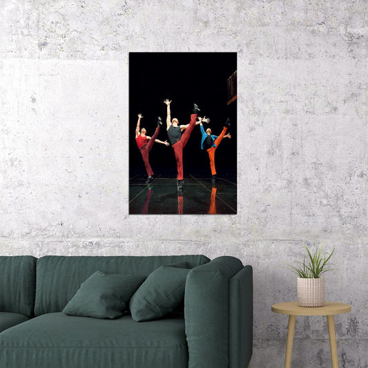 Dance Scene From West Side Story Being Filmed Poster Wall Art Print Home Wall Decor - xonomax