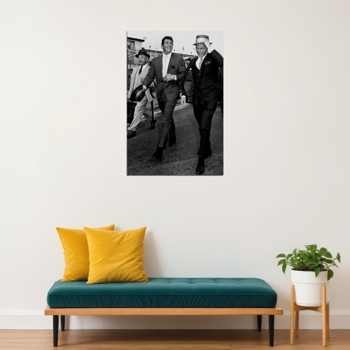 Dean Martin And Frank Sinatra Poster Wall Art Print Home Wall Decor - xonomax