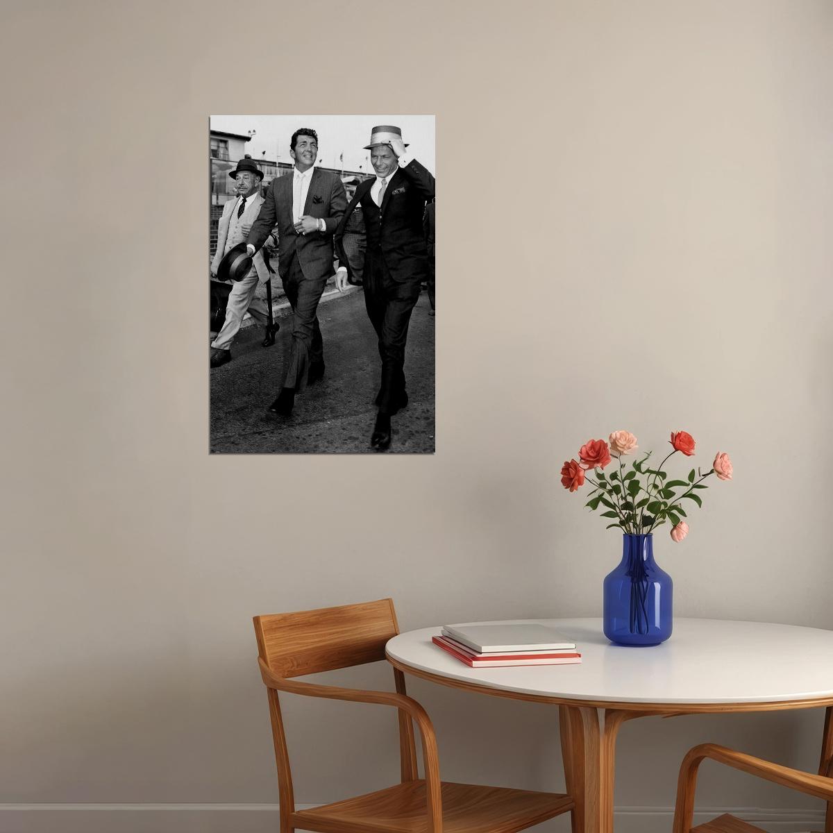 Dean Martin And Frank Sinatra Poster Wall Art Print Home Wall Decor - xonomax