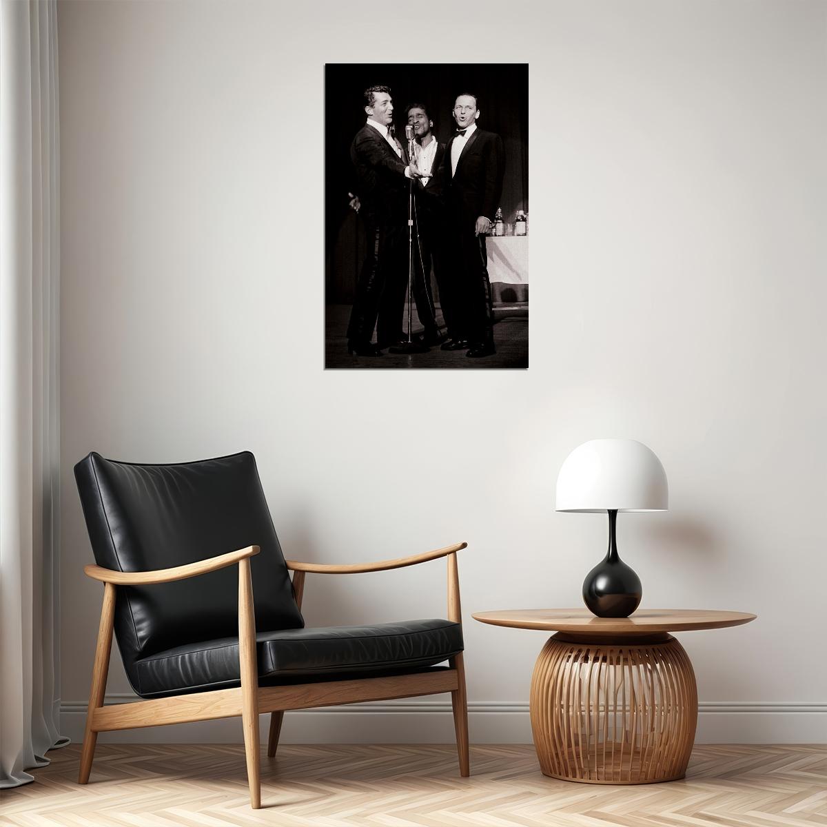 The Rat Pack Performing Music Band Poster Wall Art Print Home Wall Decor