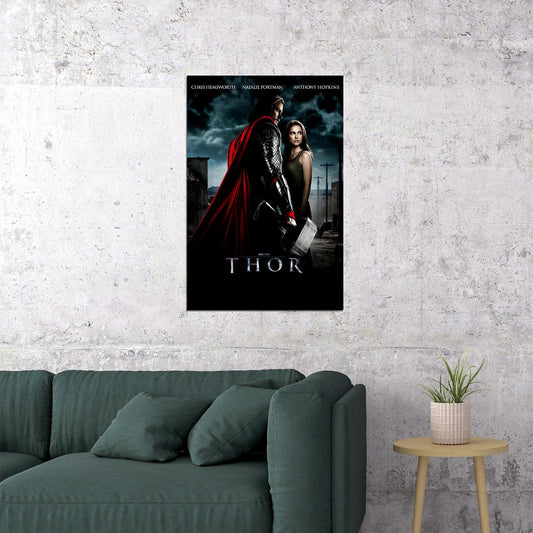 Chris Hemsworth Natalie Portman Movie Thor Poster Wall Art Print Home Wall Decor - xonomax