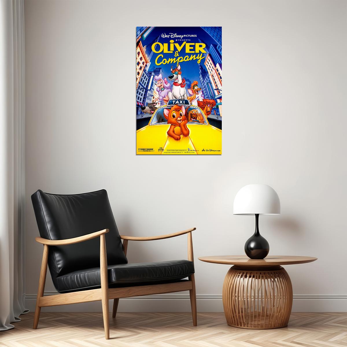 Oliver And Company Collectible Movie Picture Poster Wall Art Print Home Wall Decor - xonomax