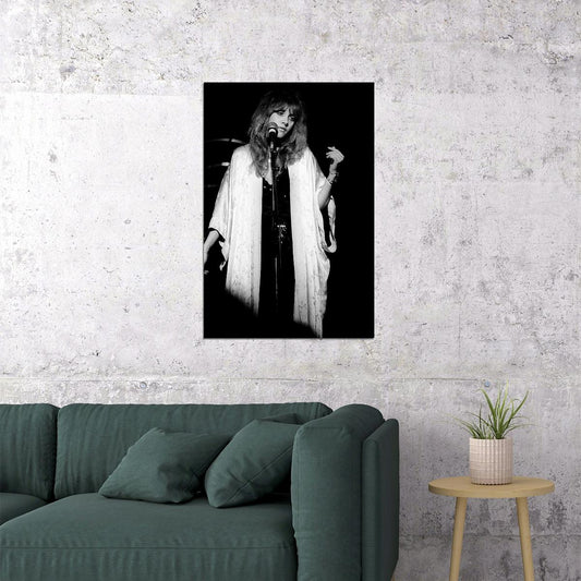 Stevie Nicks Of Fleetwood Mac Classic Rock Shawl Poster Wall Art Print Home Wall Decor - xonomax