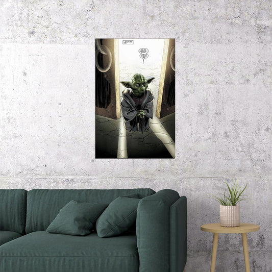 Star Wars Yoda Jedi Master Comic Poster Wall Art Print Home Wall Decor - xonomax