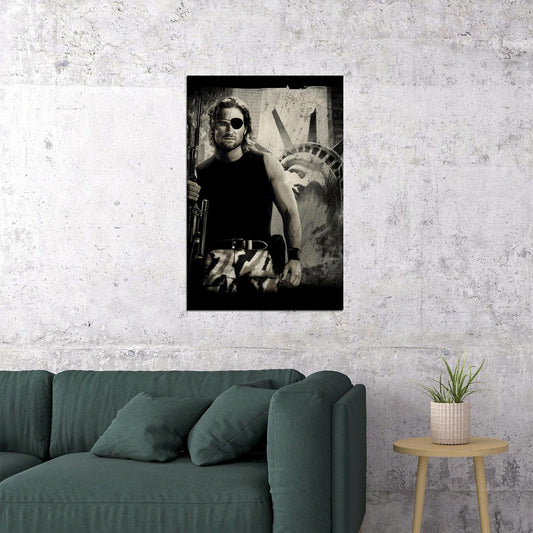 Escape From New York Snake Plissken Kurt Russell Poster Wall Art Print Home Wall Decor - xonomax