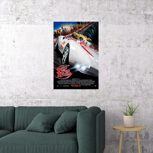 Speed Racer Movie Collectible Car Automobile Tv Film Poster Wall Art Print Home Wall Decor - xonomax