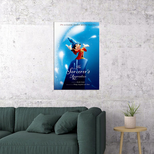 The Sorcerer's Apprentice Mickey 1990 Movie Poster Wall Art Print Home Wall Decor - xonomax