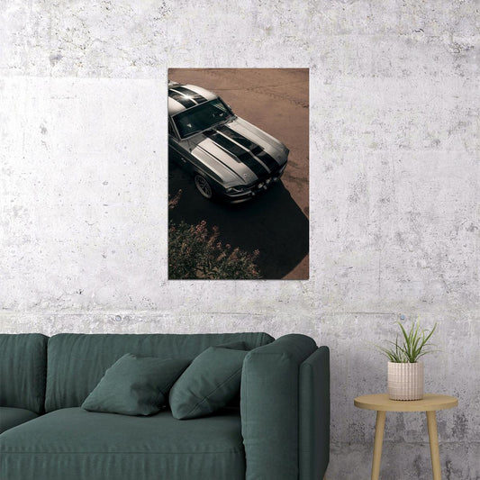 Shelby Cobra Gt500 Sports Muscle Car 1967 Poster Wall Art Print Home Wall Decor - xonomax