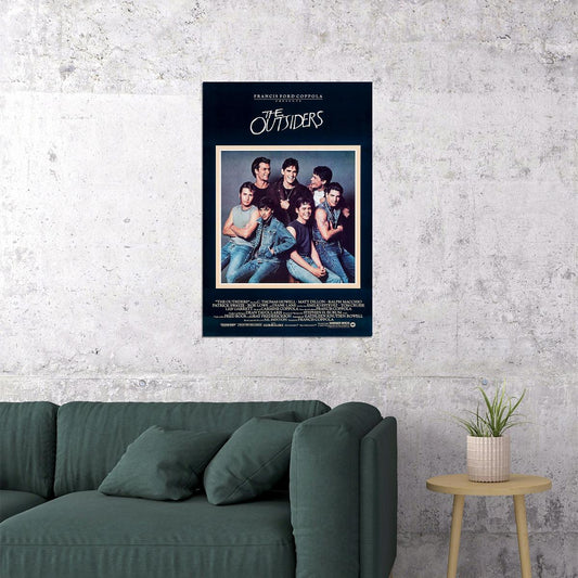 The Outsiders Drama Film Movie Cast Poster Wall Art Print Home Wall Decor - xonomax