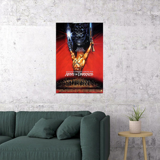 Army Of Darkness Horror Comedy Film Poster Wall Art Print Home Wall Decor - xonomax