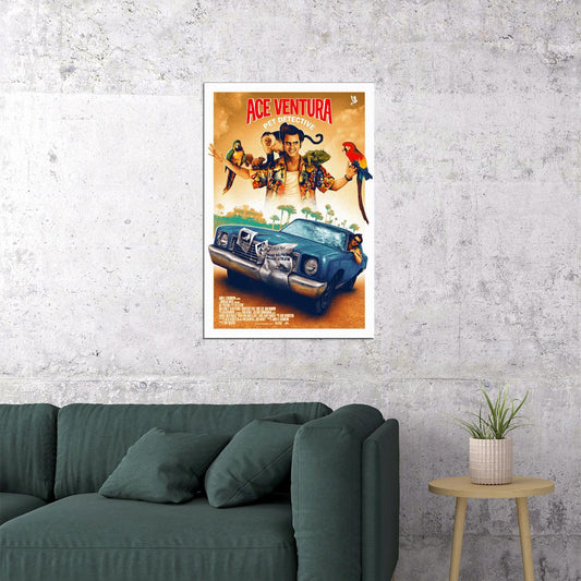 Ace Ventura Business Card Movie Poster Wall Art Print Home Wall Decor - xonomax