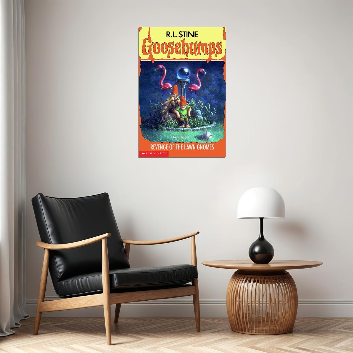 Goosebumps Revenge Of The Lawn Gnomes Cover Poster Wall Art Print Home Wall Decor - xonomax
