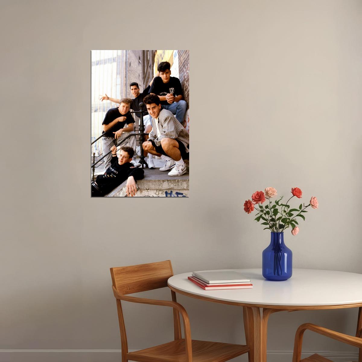 New Kids On The Block Us Boys Pop Music Band Poster Wall Art Print Home Wall Decor - xonomax