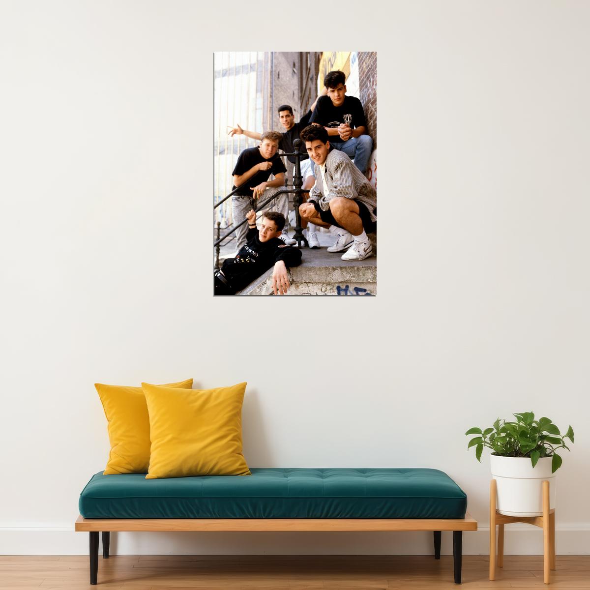 New Kids On The Block Us Boys Pop Music Band Poster Wall Art Print Home Wall Decor - xonomax