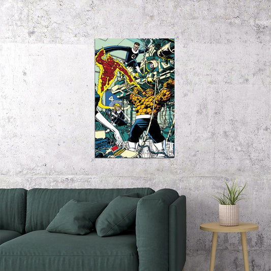 Comic Books Heroes 4 Fantastic Four Poster Wall Art Print Home Wall Decor - xonomax