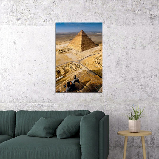 The Great Pyramids Giza Egypt Poster Wall Art Print Home Wall Decor - xonomax