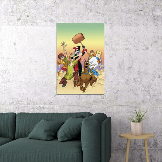 Scooby-doo And Space Ghost Team-up Comic Poster Wall Art Print Home Wall Decor - xonomax