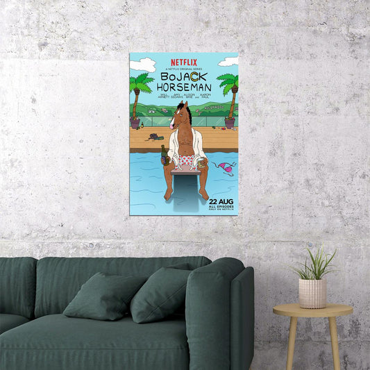 Bojack Horseman Animated Tragicomedy Poster Wall Art Print Home Wall Decor - xonomax