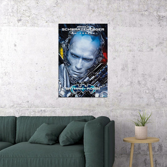 Mr Freeze Arnold Schwarzenegger Superhero Film Poster Wall Art Print Home Wall Decor - xonomax