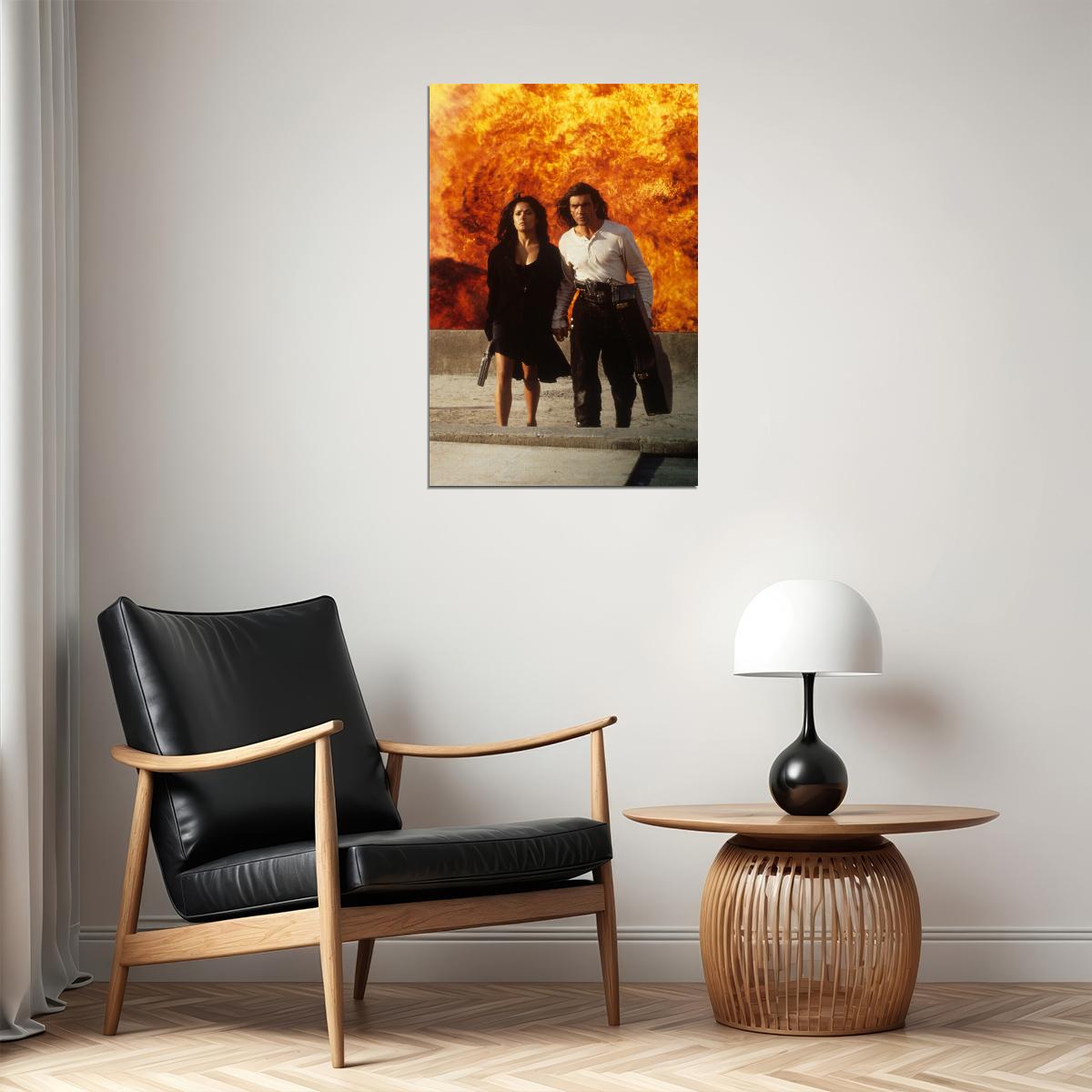 Desperado Salma Hayek Antonio Banderas Poster Wall Art Print Home Wall Decor - xonomax