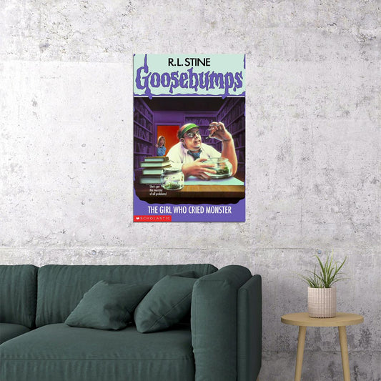 Goosebumps The Girl Who Cried Monster Cover Poster Wall Art Print Home Wall Decor - xonomax