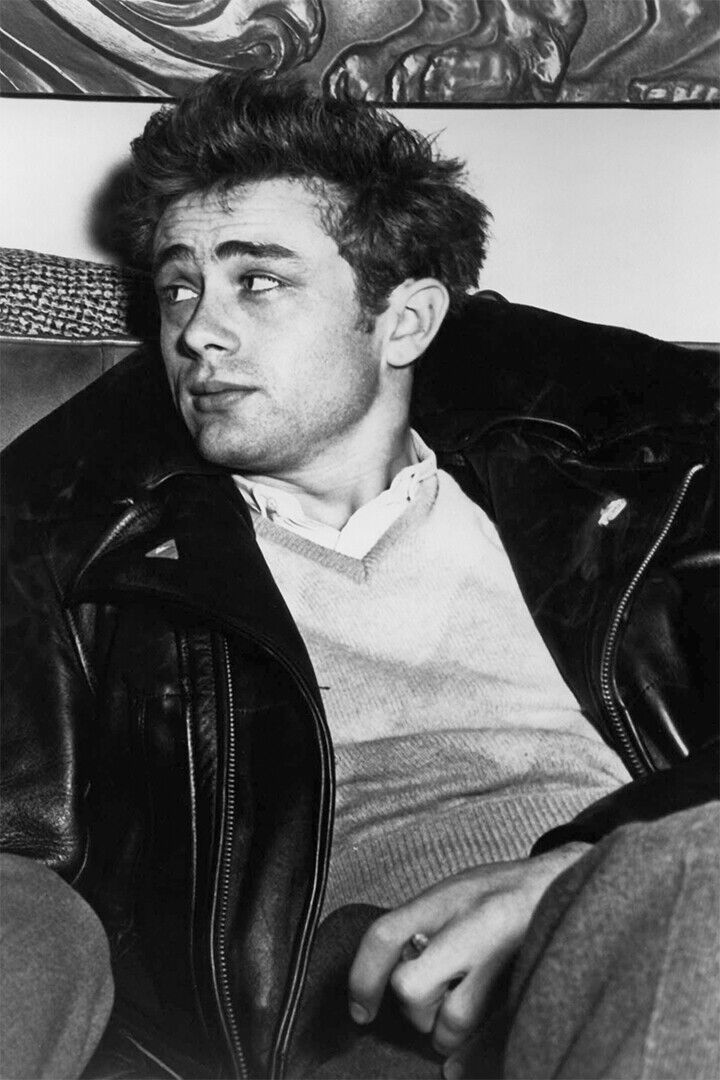 James Dean Cultural Icon Actor Vintage Black And White Poster Wall Art Print Home Wall Decor