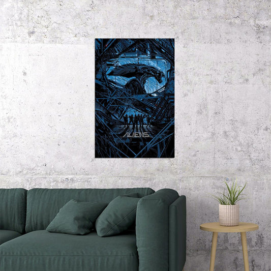 Aliens Xenomorph Queen Dusk 1986 Movie Poster Wall Art Print Home Wall Decor - xonomax