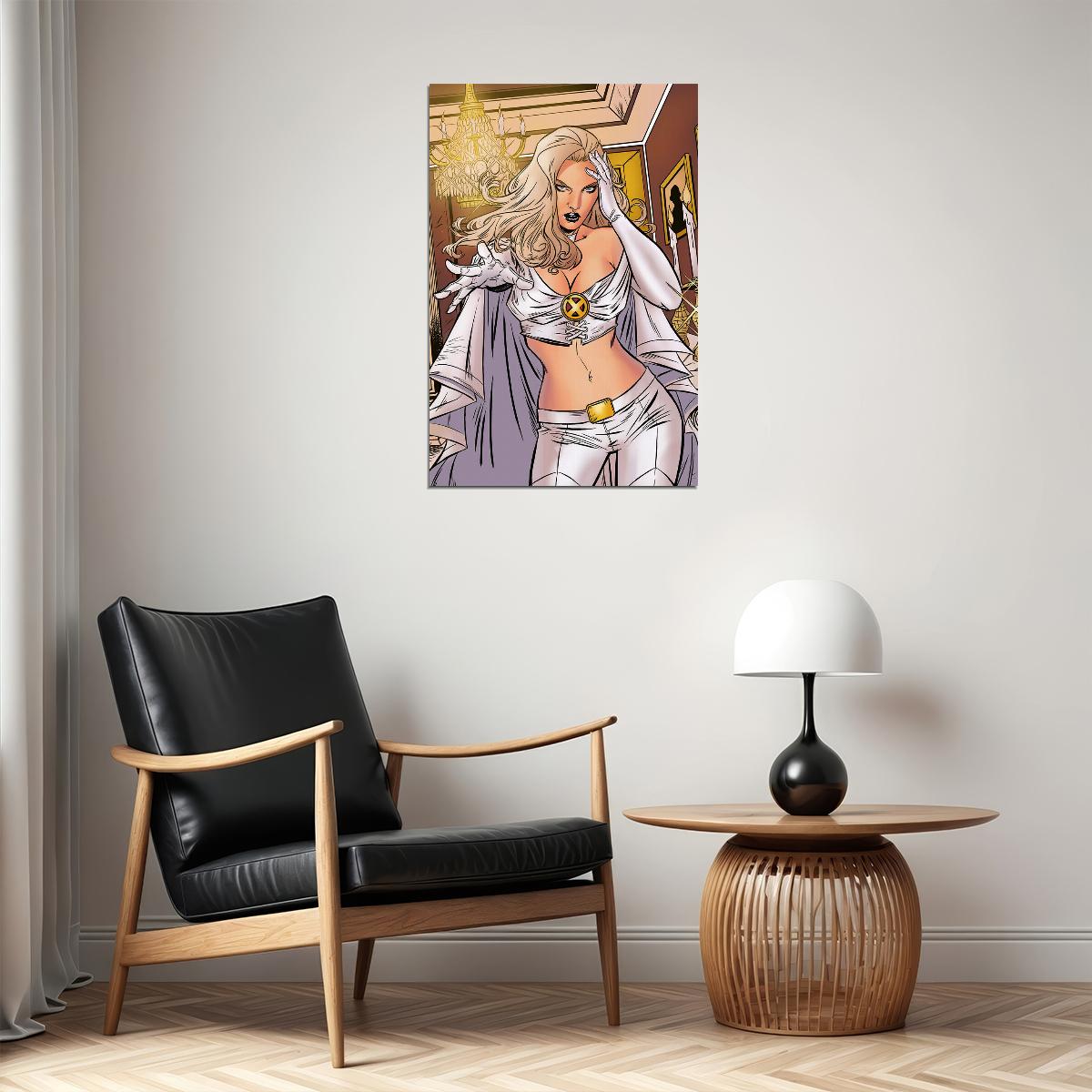 Emma Frost White Queen Poster Wall Art Print Home Wall Decor - xonomax