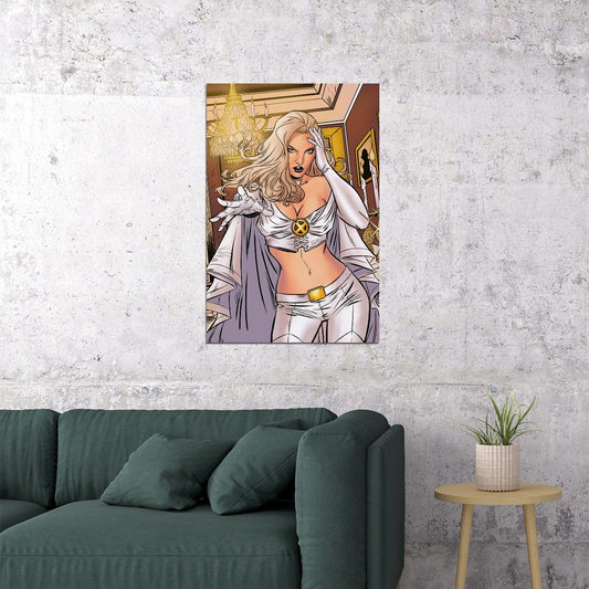 Emma Frost White Queen Poster Wall Art Print Home Wall Decor - xonomax