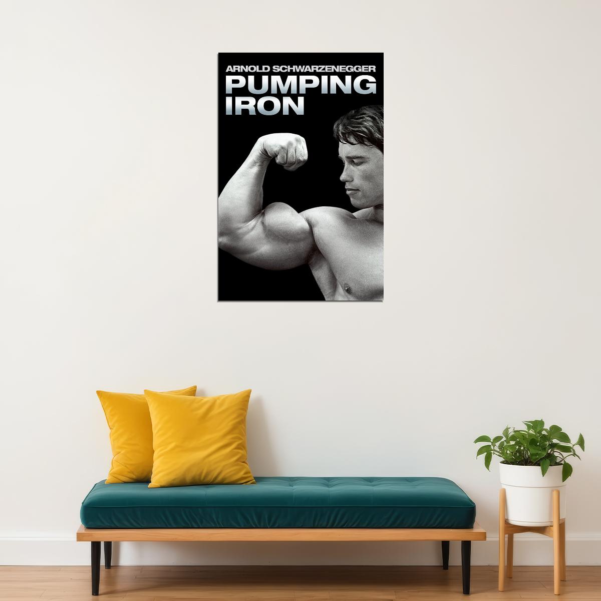 Arnold Schwarzenegger Pumping Iron Poster Wall Art Print Home Wall Decor