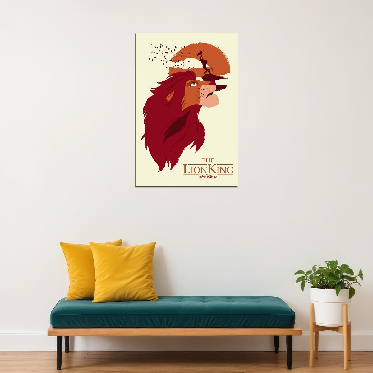 The Lion King Movie 1994 Adventure Poster Wall Art Print Home Wall Decor - xonomax
