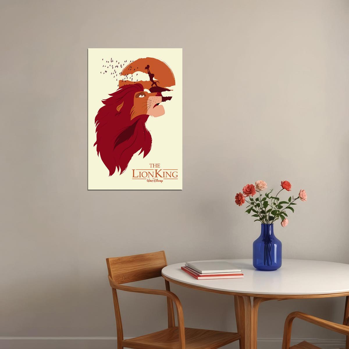 The Lion King Movie 1994 Adventure Poster Wall Art Print Home Wall Decor - xonomax