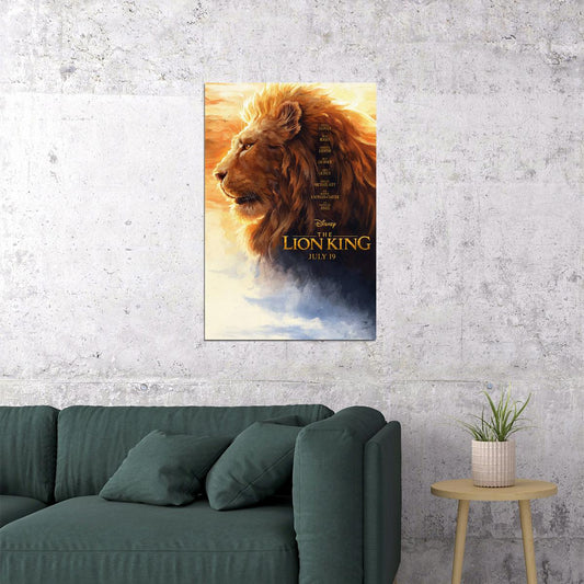 The Lion King Movie 1994 Simba Vintage Poster Wall Art Print Home Wall Decor - xonomax