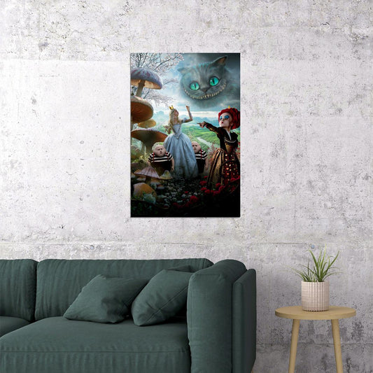 Alice In Wonderland Movie Vintage Cartoon 1951 Poster Wall Art Print Home Wall Decor - xonomax