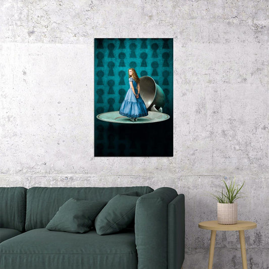 Alice In Wonderland Movie Vintage Cartoon 1951 Poster Wall Art Print Home Wall Decor - xonomax