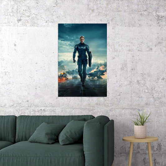 Captain America The Winter Soldier Movie Adventure Poster Wall Art Print Home Wall Decor - xonomax
