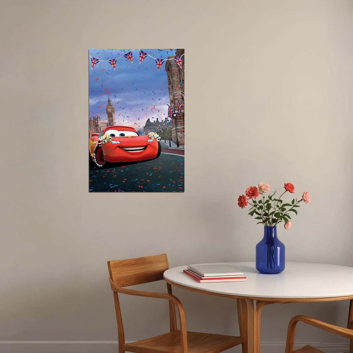 Cars 2 Car Action Fantasy Movie Poster Wall Art Print Home Wall Decor - xonomax