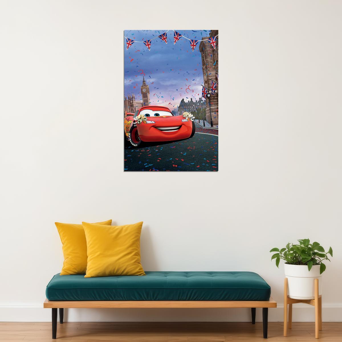 Cars 2 Car Action Fantasy Movie Poster Wall Art Print Home Wall Decor - xonomax